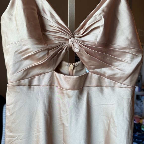 Ieena for Mac Duggal 68347 Knotted Bodice Open Back Dress size 4 - Picture 5 of 7